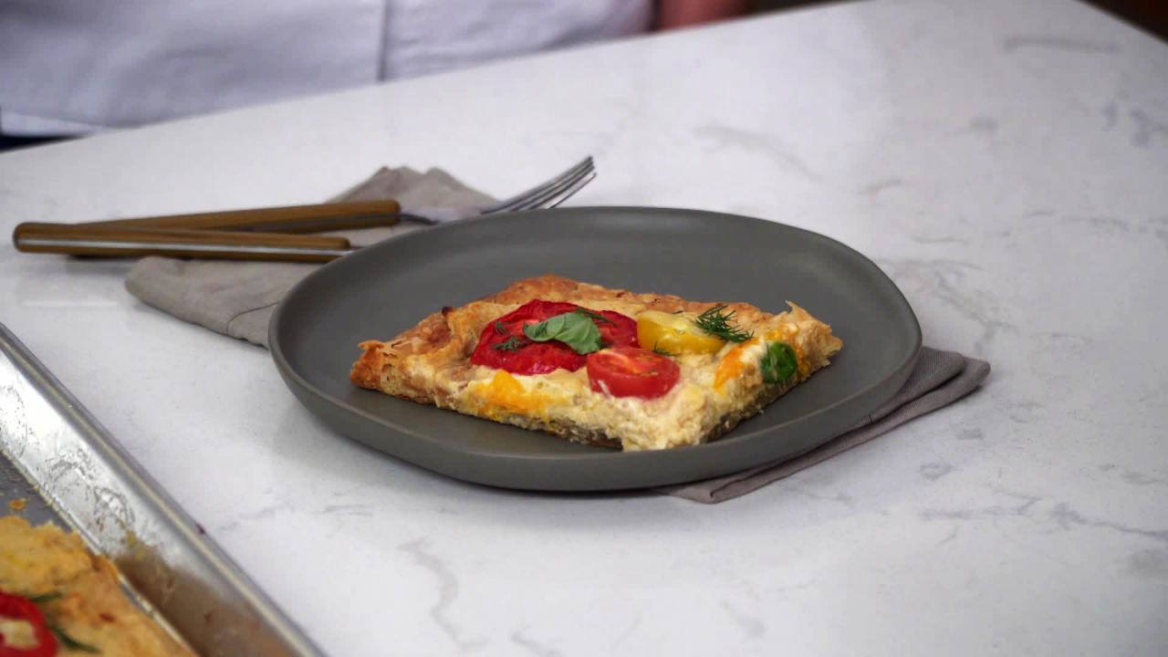 Artichoke and Tomato Tart