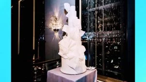 Seven-Foot Wedding Cake