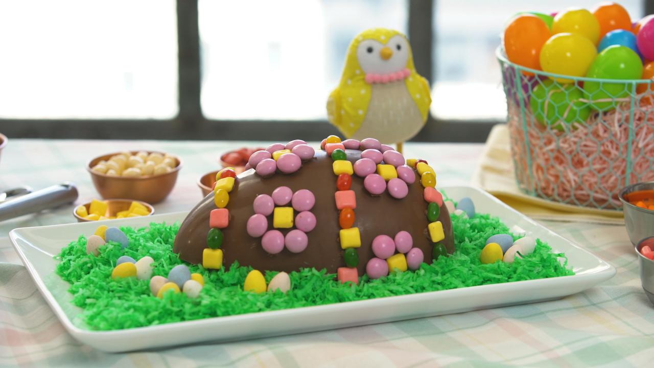 Candy-Filled Chocolate Easter Egg