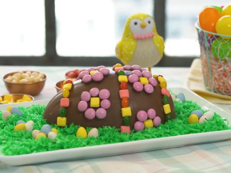 Candy-Filled Chocolate Easter Egg