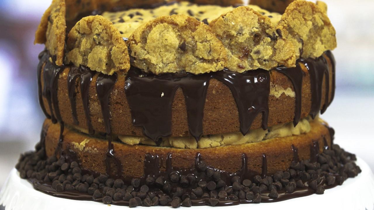 The Ultimate Cookie Dough Cake