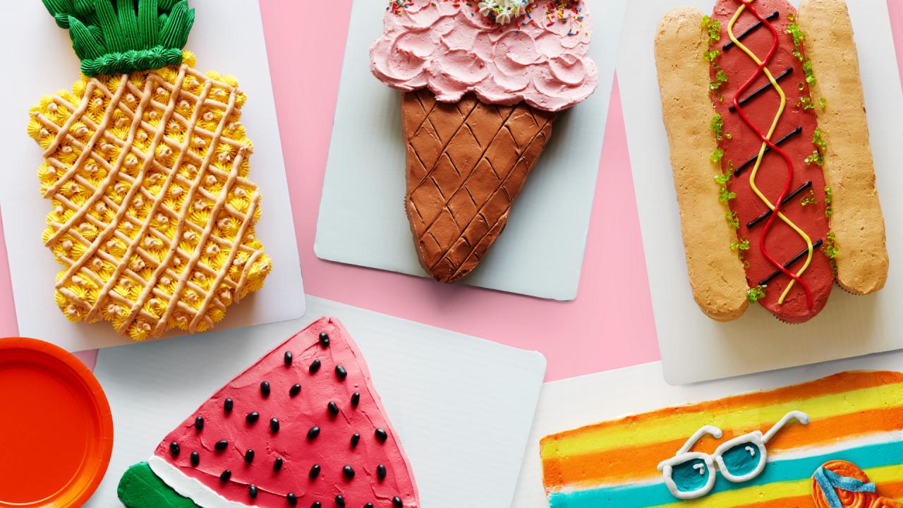 Summer Pull-Apart Cupcakes