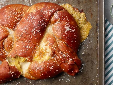Food Network Shows How to Make a Giant Cheese-Stuffed Pretzel