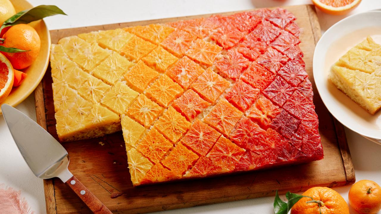 Ombre Citrus Cake