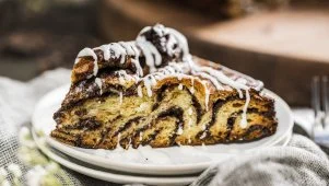 Giant Chocolate Babka Roll