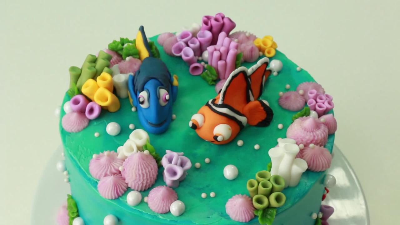 Finding Nemo Ocean Cake