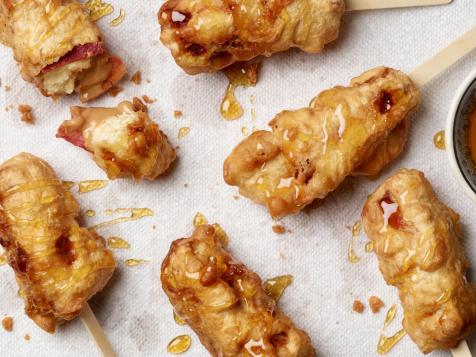 Fried Elvis Banana on a Stick