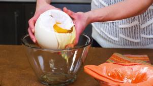 Ostrich Egg in a Hole