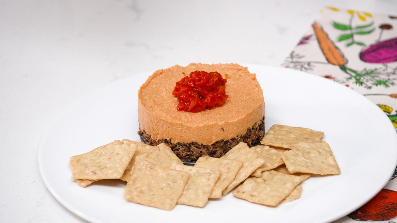 Vegan Pimiento Cheesecake