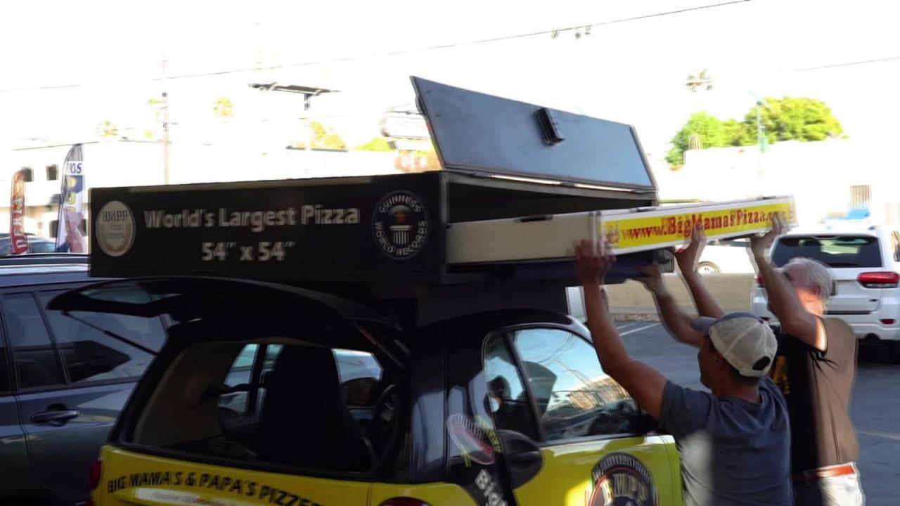 World's Largest Delivery Pizza