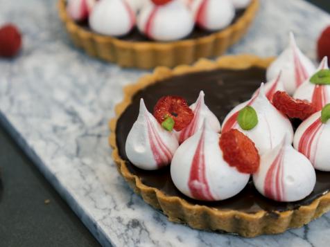 Chocolate Tart with Meringue