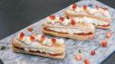 Strawberries and Cream Eclairs