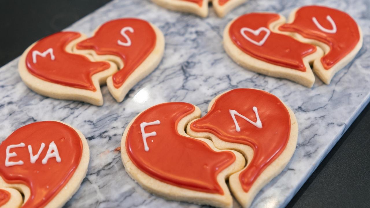Love Heart Cookie Puzzle