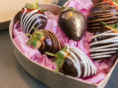 Chocolate-Covered Strawberry Truffles