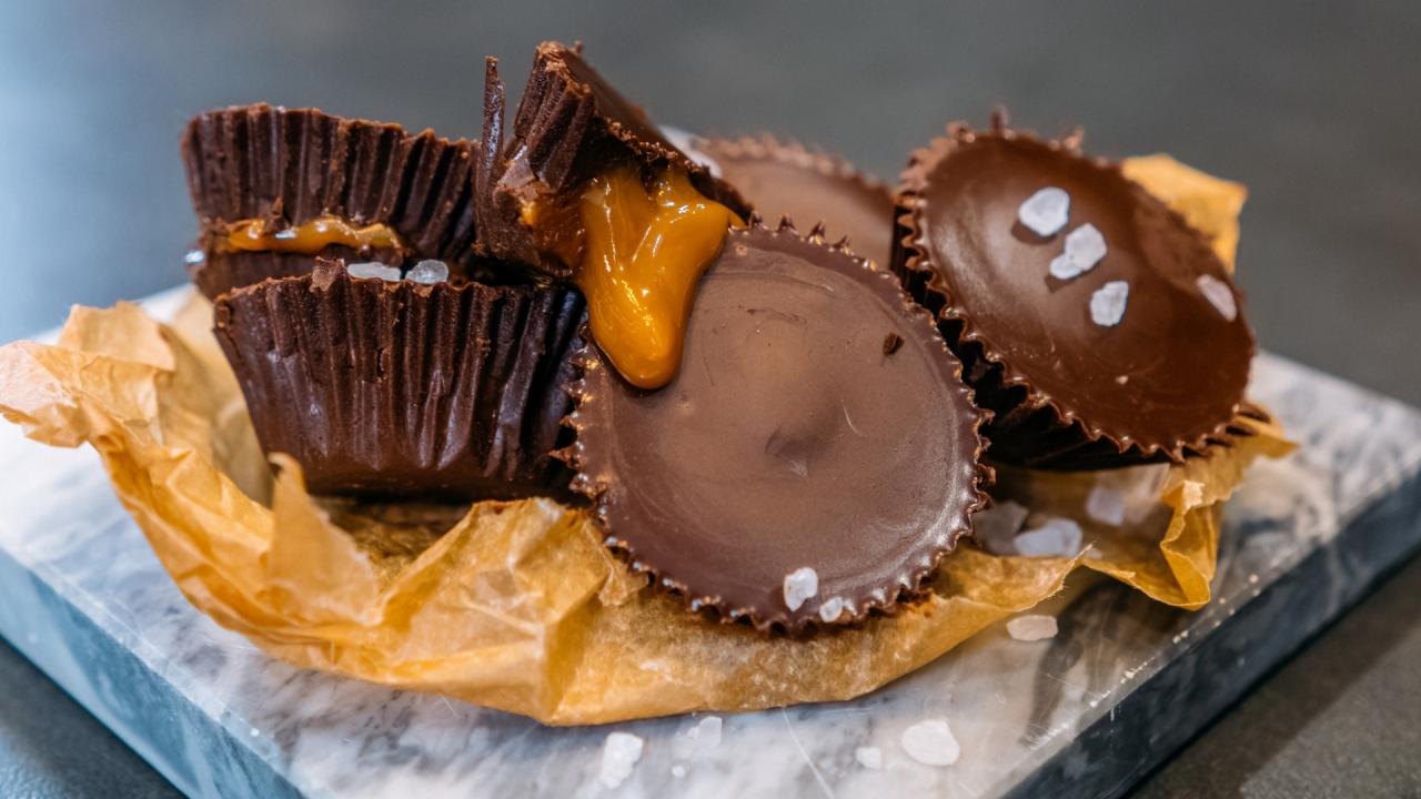 Salted Caramel Peanut Butter Cups