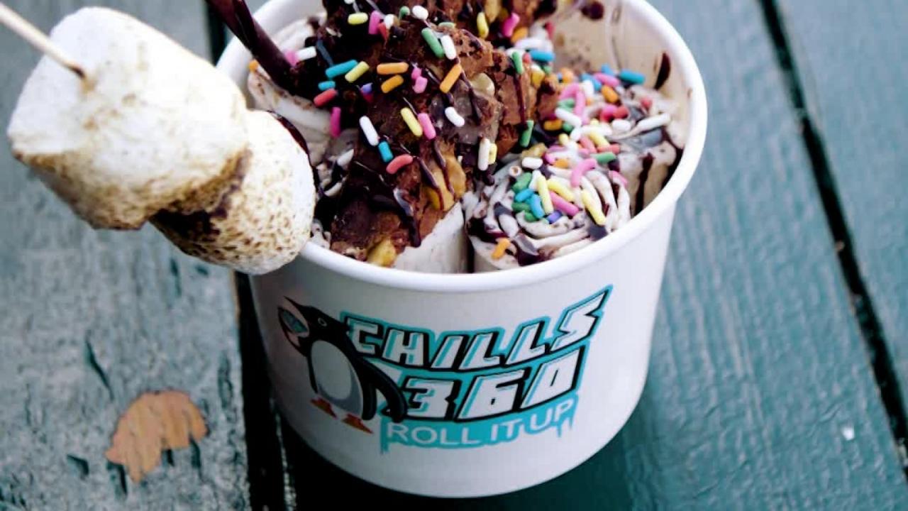 Chills360 Rolled Ice Cream