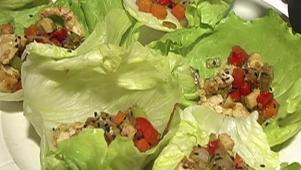 Asian Stir-Fry in Lettuce Cups
