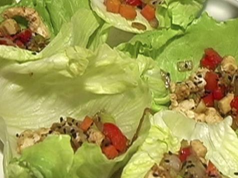 Asian Stir-Fry in Lettuce Cups