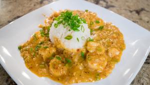 Gulf Shrimp and Cajun Etouffee