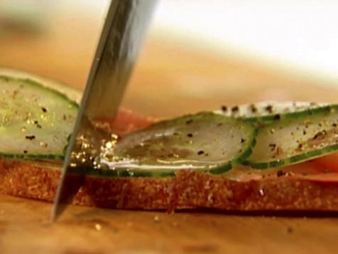 Arugula and Goat Cheese Tartine