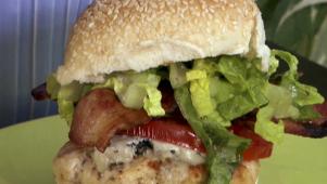 Grilled Chicken Cobb Burgers