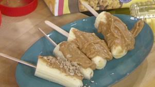 Peanut Butter Banana Sticks