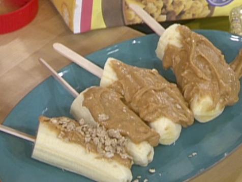 Crunchy Monkey Peanut Butter-Banana Sticks