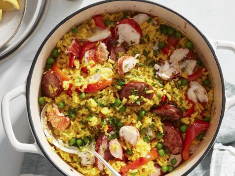 Easy Lobster Paella