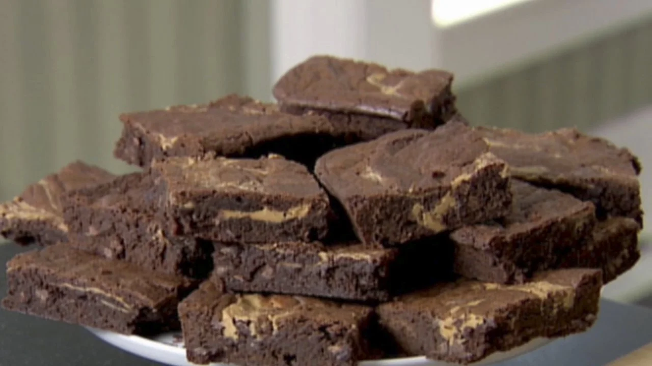Peanut Swirl Brownies