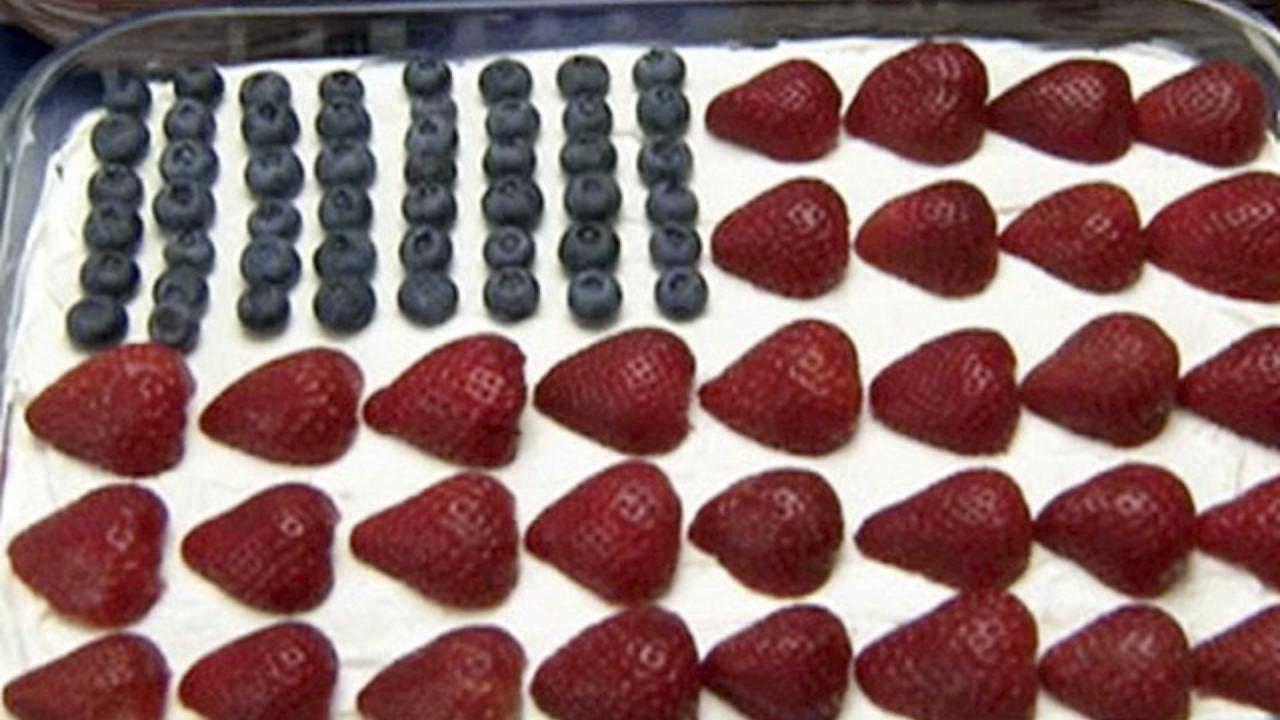 Wave Your Flag Cheesecake