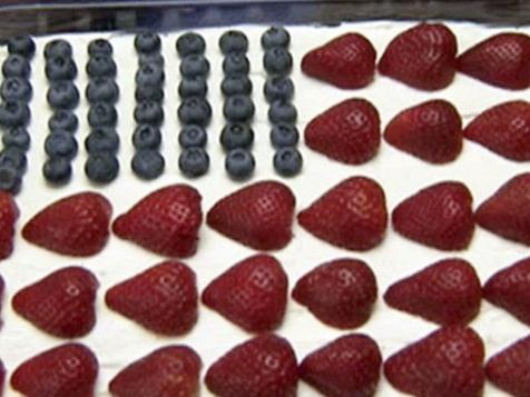 Wave Your Flag Cheesecake