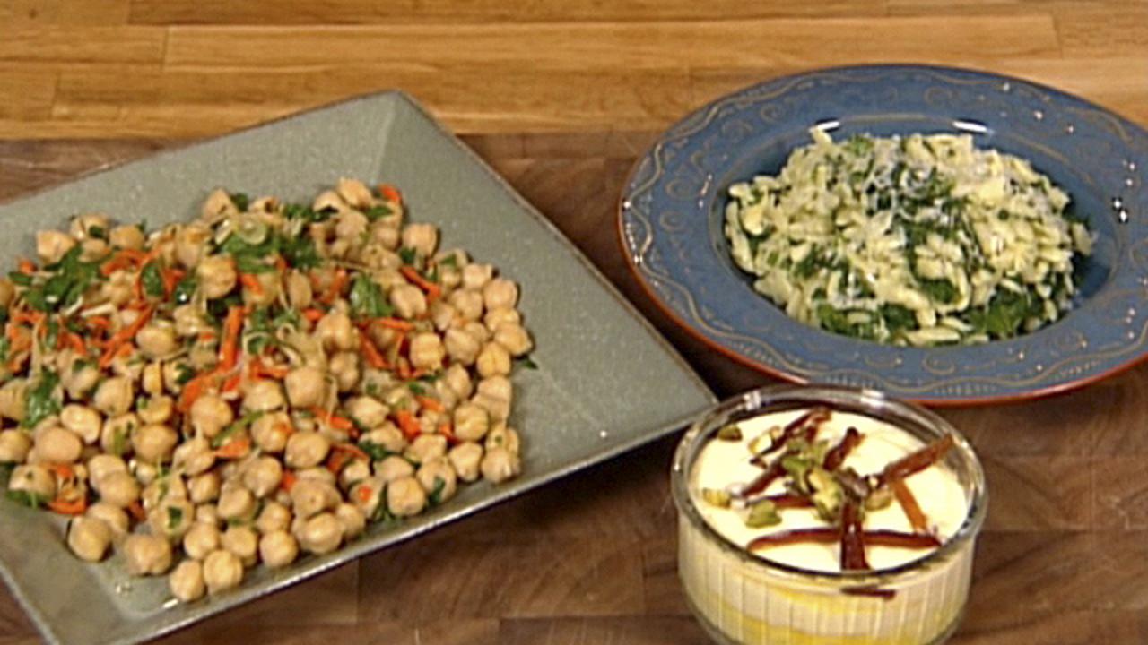 Orzo With Mustard Greens