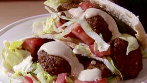 Frying Falafel