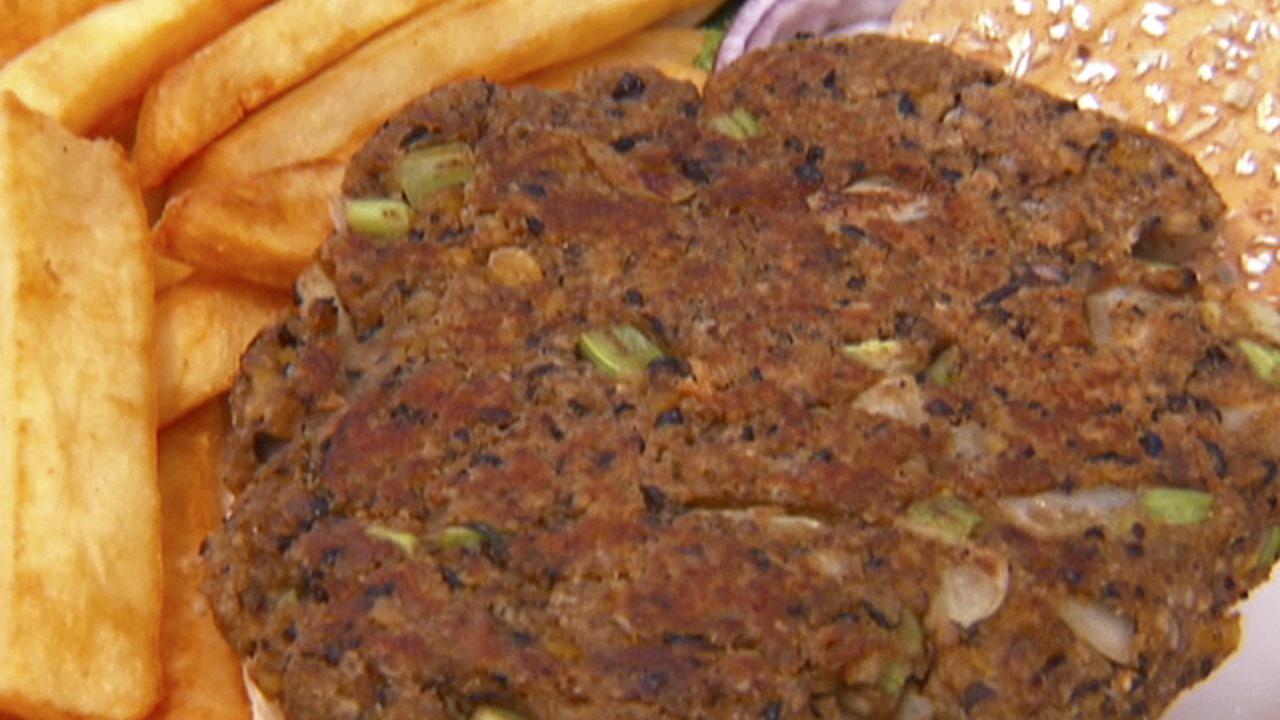 Blue Plate Diner Vegan Burger