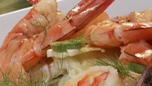 Saffron Poached Shrimp