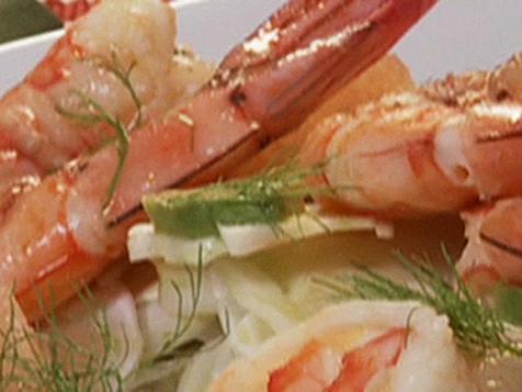 Saffron Poached Shrimp
