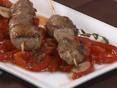 Lamb Skewers a la Plancha