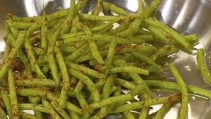 Blackened Green Beans