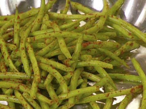 Blackened Green Beans