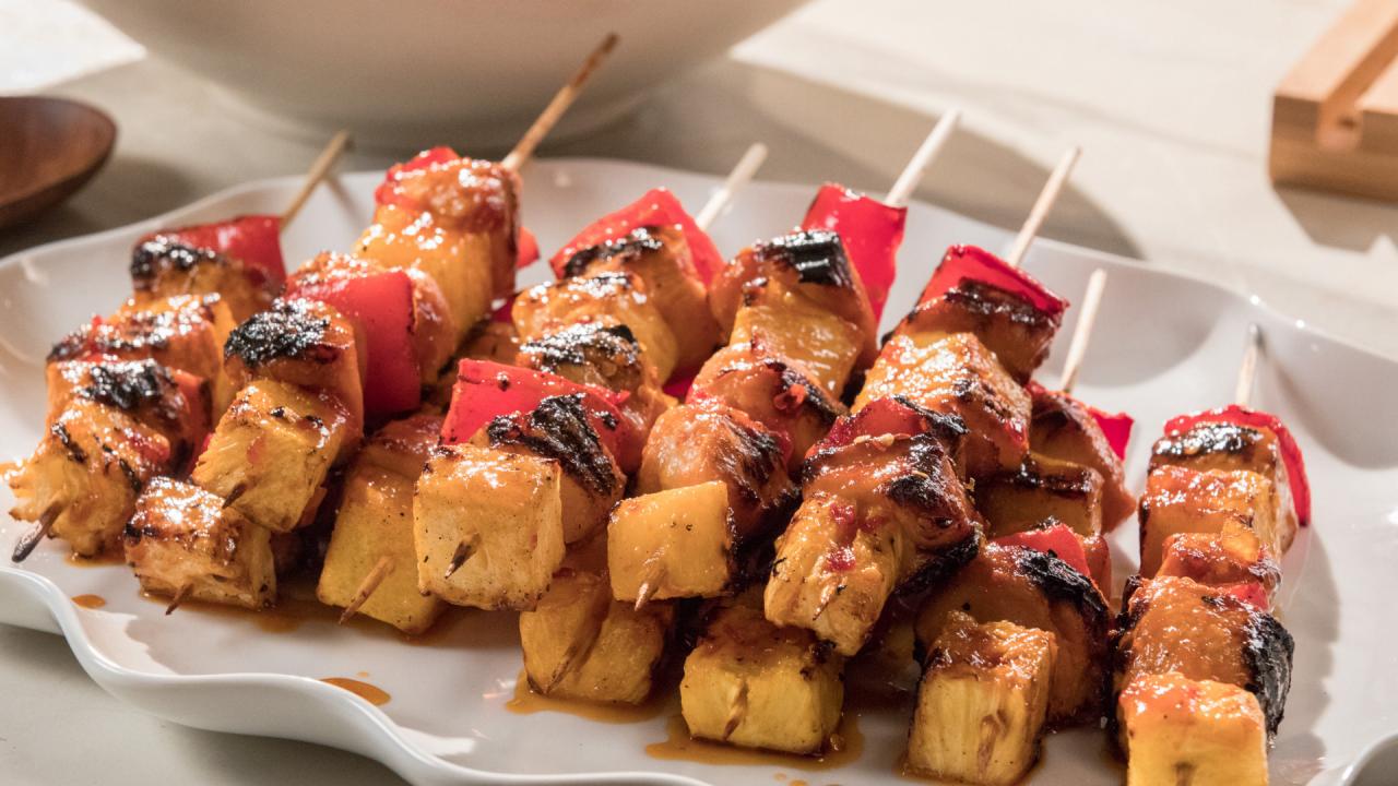 Sweet-and-Sour Shish Kabobs