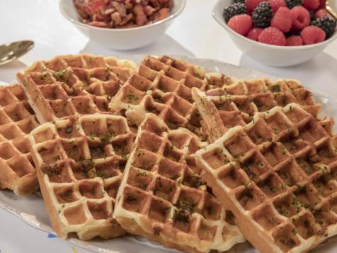 Sausage and Parmesan Waffles