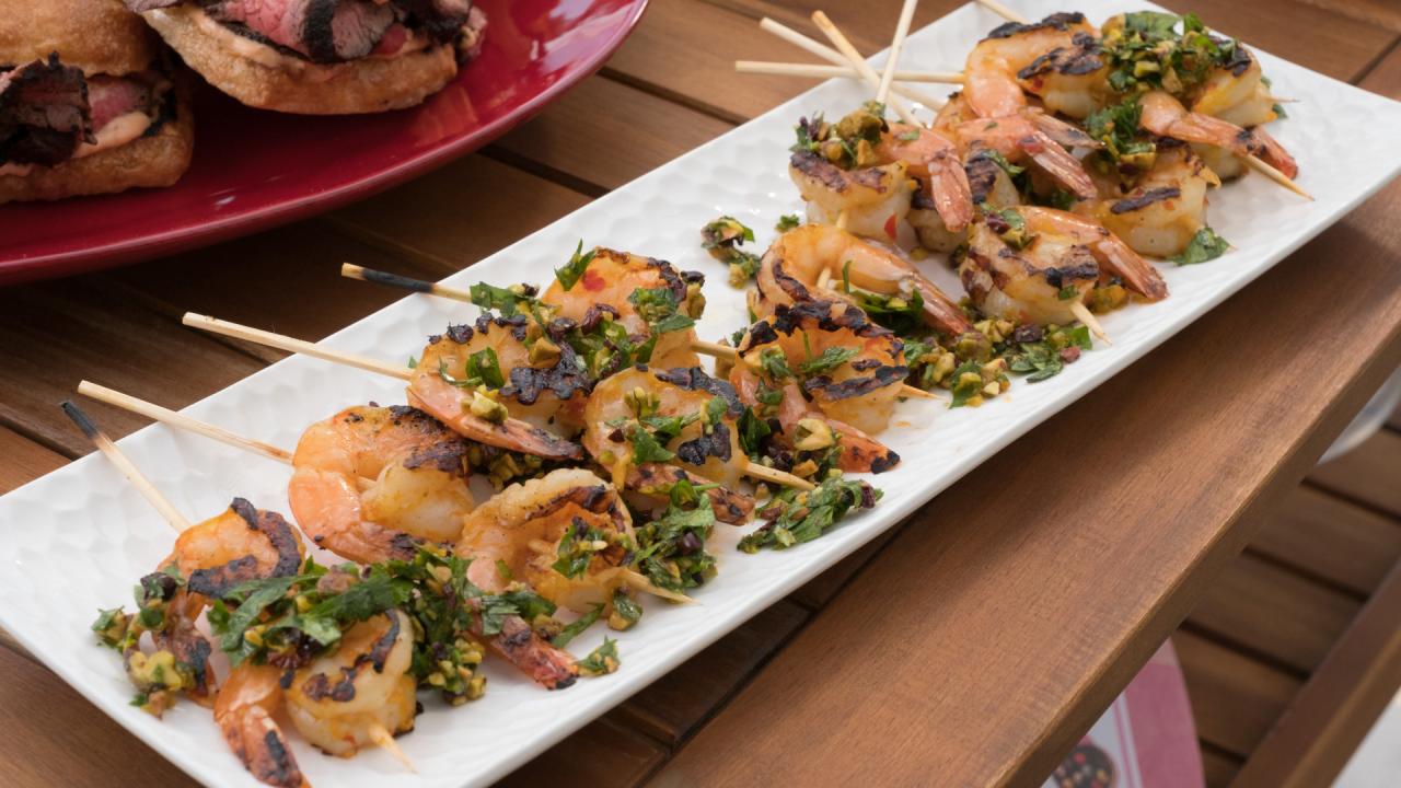 Orange Shrimp with Cocoa Gremolata