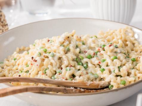 Lemon and Pea Alfredo