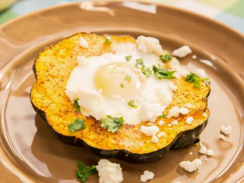 Egg Baked in Acorn Squash