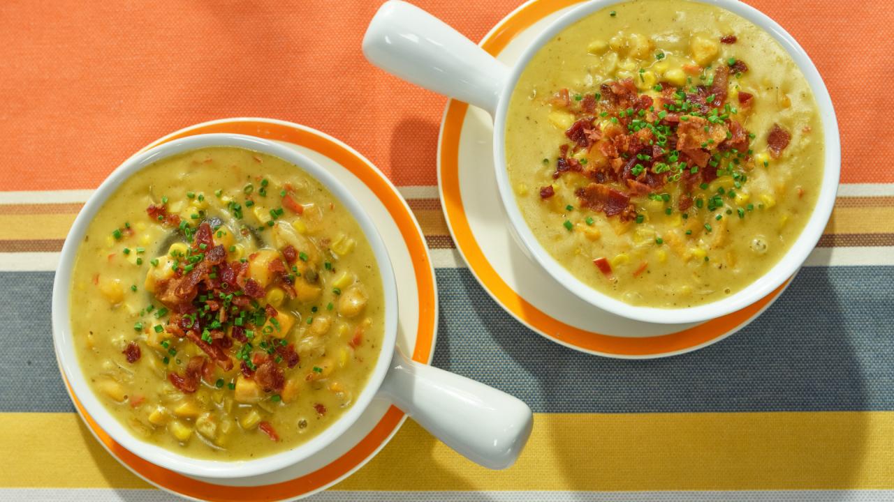 Sweet Potato and Corn Chowder