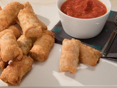 Crispy Salami and Cheese Egg Rolls