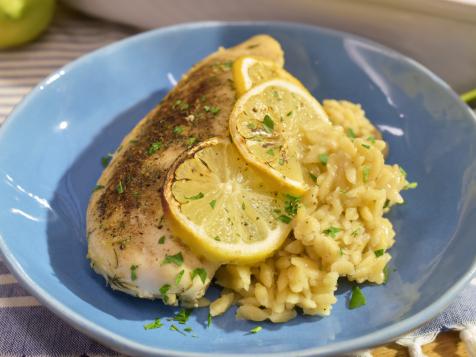 Greek Lemon Chicken and Orzo Casserole