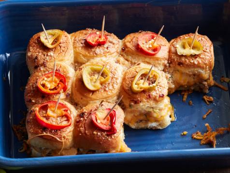 Meaty Cheesy Slider Casserole