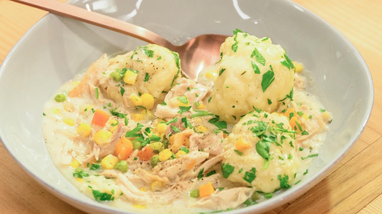 Creamy Chicken and Dumplings