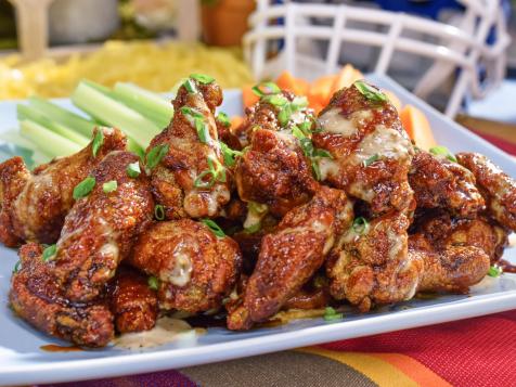 Molasses-Gochujang Wings with Alabama White Sauce